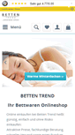 Mobile Screenshot of bettentrend.de